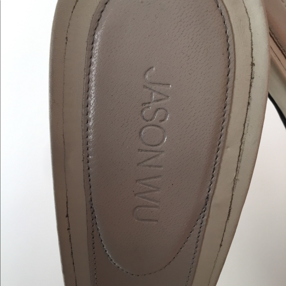 ✨JASON WU✨Leather Ankle Strap Sandals - Picture 13 of 13